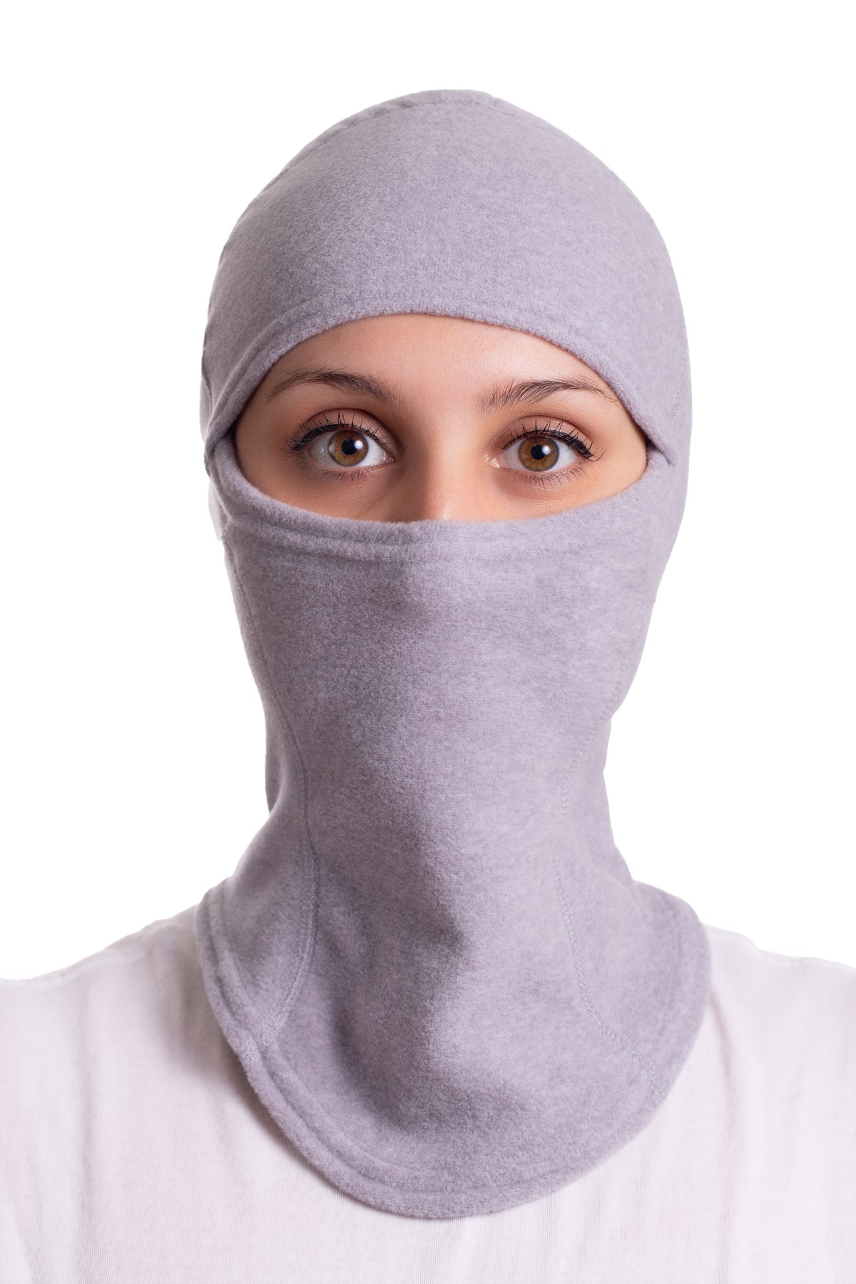 Vintage 90s Headsokz Balaclava Hood Adult Blue Fleece